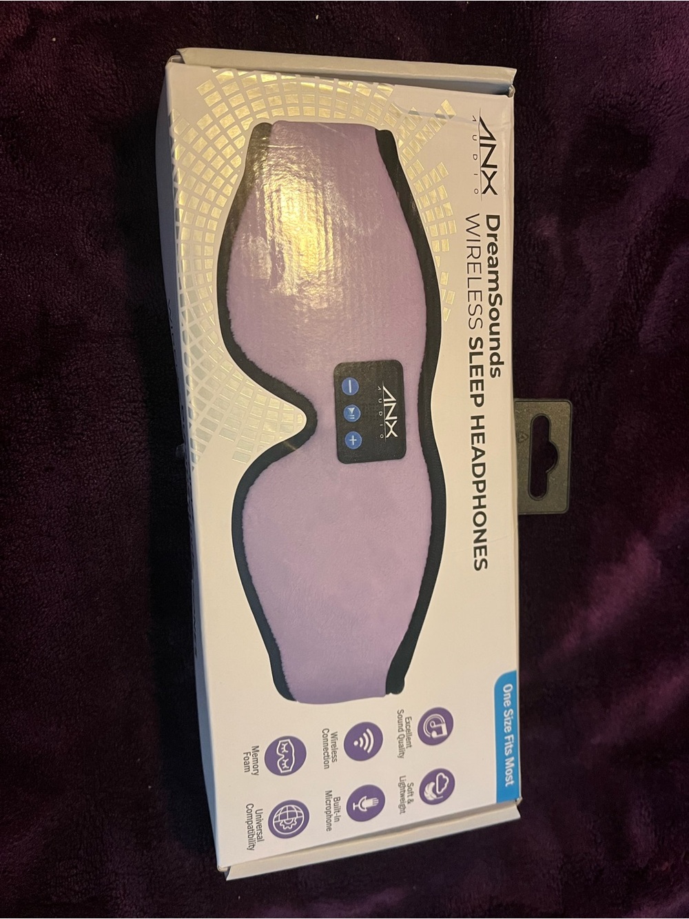DreamSounds Wireless Sleep Headphones - Lavender